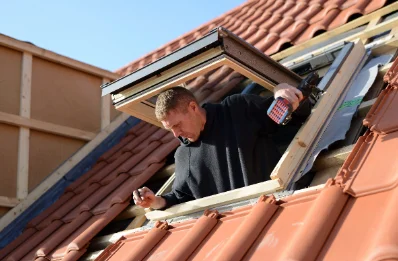 Pose de fenêtres de toit Velux au Vert